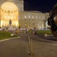 Veduta del Cortile della Pigna in notturno; Musei Vaticani