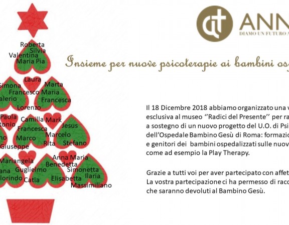 Resoconto serata beneficenza 2018